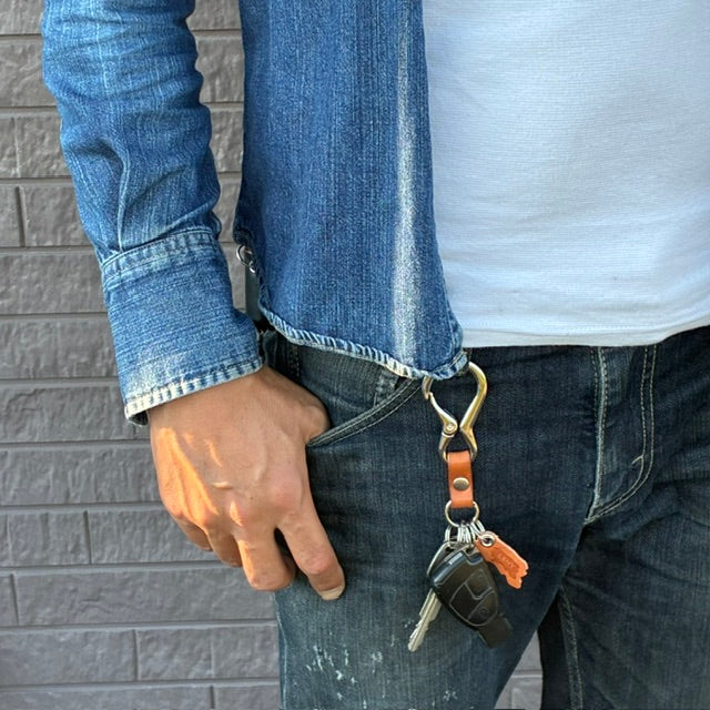 Large hook keychain