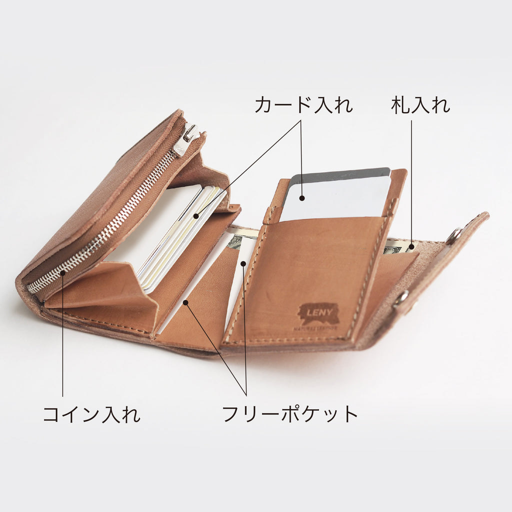 スクエアミニ財布　