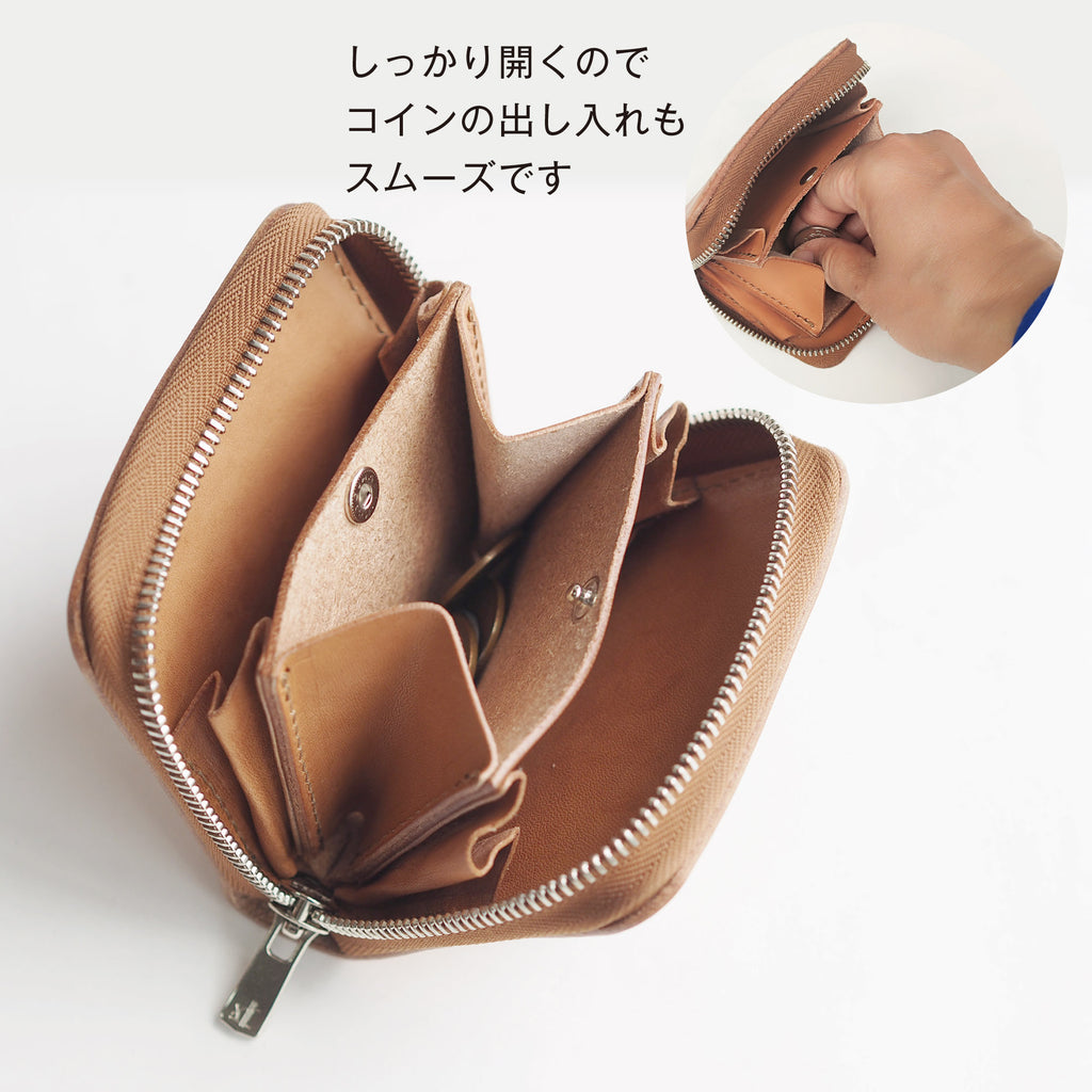 ミニファスナー財布