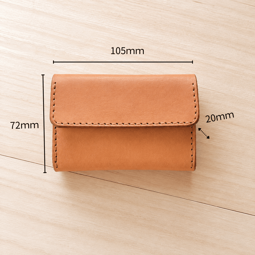 A mini wallet that effortlessly fits bills and offers ample storage
