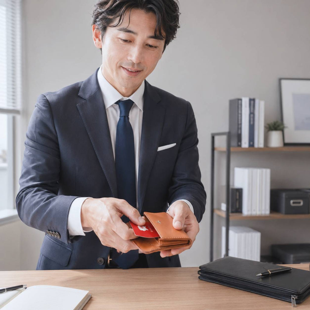 シンプルな名刺入れ